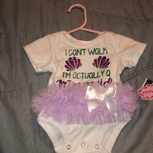 Purple tutu Onesie